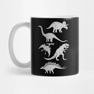 Silver Dinosaurs Mug